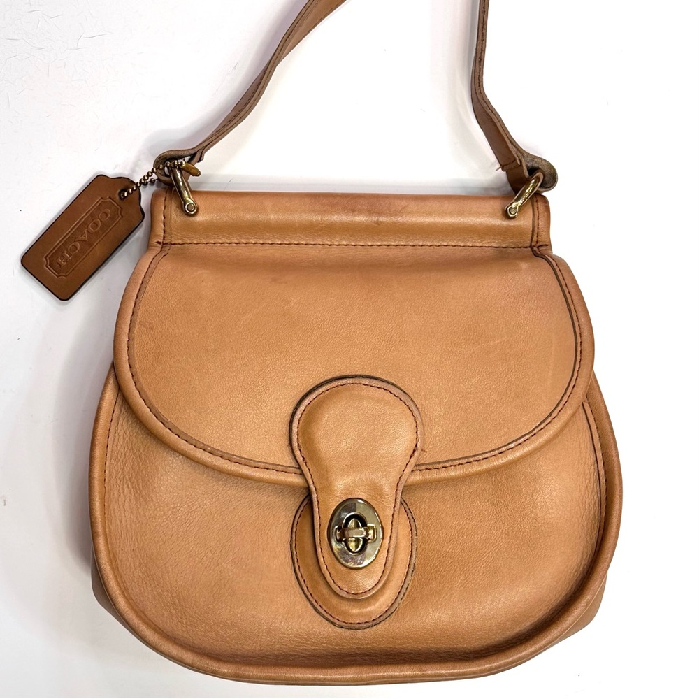 Vintage Coach Post Pouch - Camel